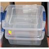 Image 1 : 2 NEW STERILITE 7.5 QUART CLEAR LATCHING LID