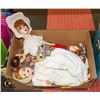 Image 1 : LOT OF 7 VINTAGE DOLLS - BOUDOIR 33’’,