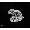 Image 1 : 24% LEAD CRYSTAL BEAR FIGURINE,