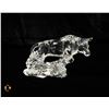 Image 1 : 24% LEAD CRYSTAL BULL FIGURINE,