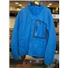 Image 1 : HELLY HANSEN SIZE MEDIUM BLUE HOODED COAT-ESTATE