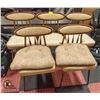 Image 1 : LOT OF 5 VINTAGE CHAIRS