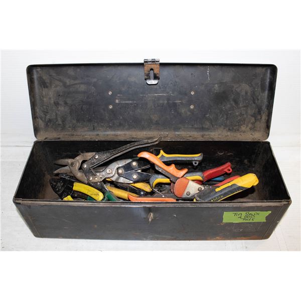 METAL TOOL BOX LOT