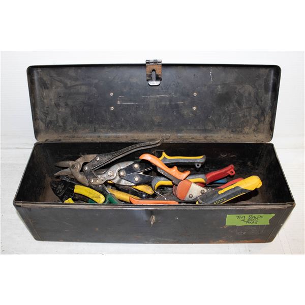 METAL TOOL BOX LOT