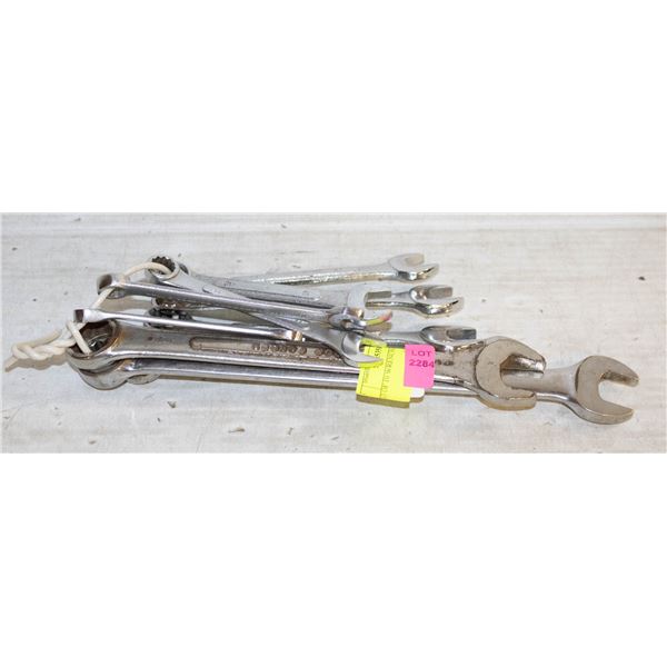 SET OF 10 WRENCHES 8MM-19MM