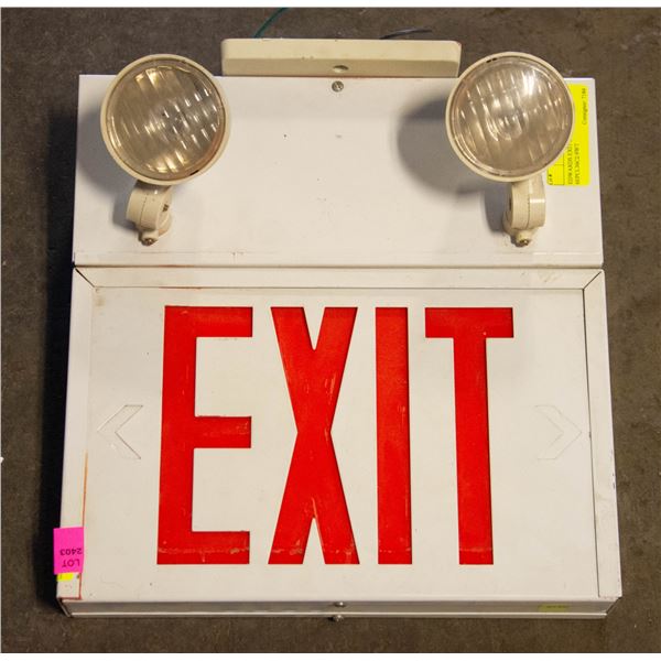 EXIT SIGNAGE