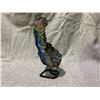 Image 2 : 8" AMETHYST TITANIUM AURA ON METAL STAND RETAIL $2,200