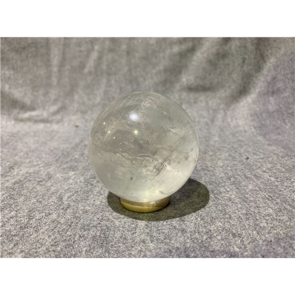 NATURAL OPTICAL CALCITE WITH AURA SPHERE RETAIL $550