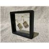 Image 2 : GENUINE NATURAL AGATE SLICE EARRINGS RETAIL $289