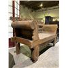 Image 2 : HAND-CARVED BENCH 69" X 24" X 40"