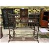 Image 1 : HAND CARVED CHINESE DRAGON MOTIF FOYER RACK 78" X 69"