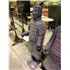 Image 2 : CHINESE TERRACOTTA WARRIOR FIGURE 63" TALL WITH REMOVABLE & EXTRA HEAD
