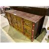 Image 2 : 6 DOOR CHINESE MOTIF HALL TABLE 64" X 19" X 33"