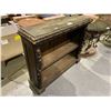 Image 2 : ANTIQUE CARVED BOOKCASE 49" X 13" X 40"