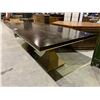 Image 2 : LARGE ORNATE PULL-APART TABLE 90" X 45" X 30" (NO LEAF)