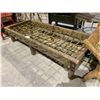 Image 2 : VINTAGE WOOD & ROPE COT 78" X 32" X 17"