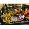 Image 2 : ASSORTED EXTENSION CORDS
