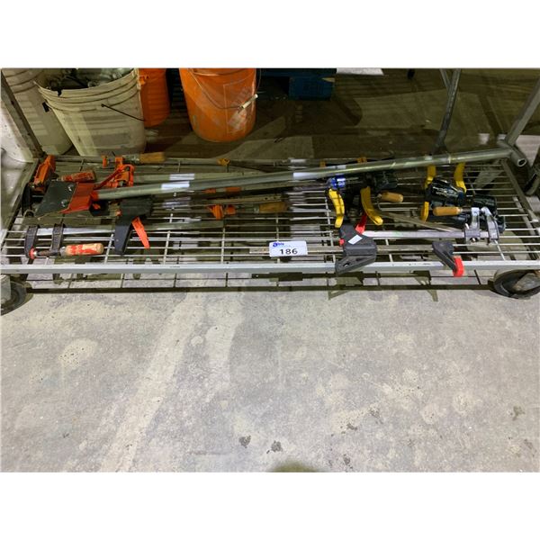 LOT OF ASSORTED CLAMPS