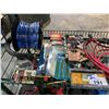 Image 2 : ASSORTED TOOLS INCLUDING; EXTENSION CORD, AIR HOSE, 3-WAY MASTER SWITCH RECEIVERS & MORE