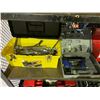 Image 2 : 3 TOOL BOXES WITH ASSORTED CONTENTS & BYNFORD NAILER