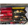 Image 3 : 3 TOOL BOXES WITH ASSORTED CONTENTS & BYNFORD NAILER