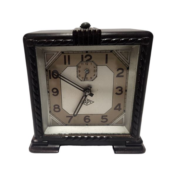 Vintage Bakelite Art Deco Style Alarm Clock