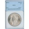 Image 1 : 1880-CC USA Morgan Silver Dollar