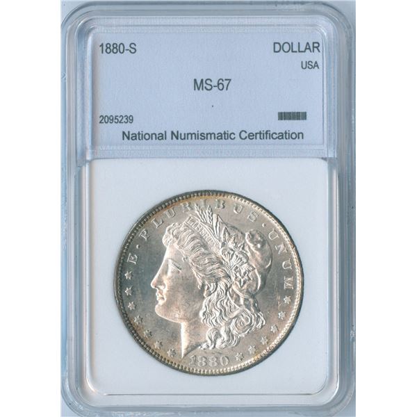 1880-S USA Morgan Silver Dollar