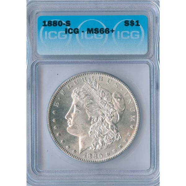 1880-S USA Morgan Silver Dollar