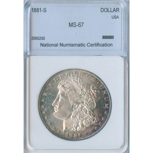 1881-S USA Morgan Silver Dollar