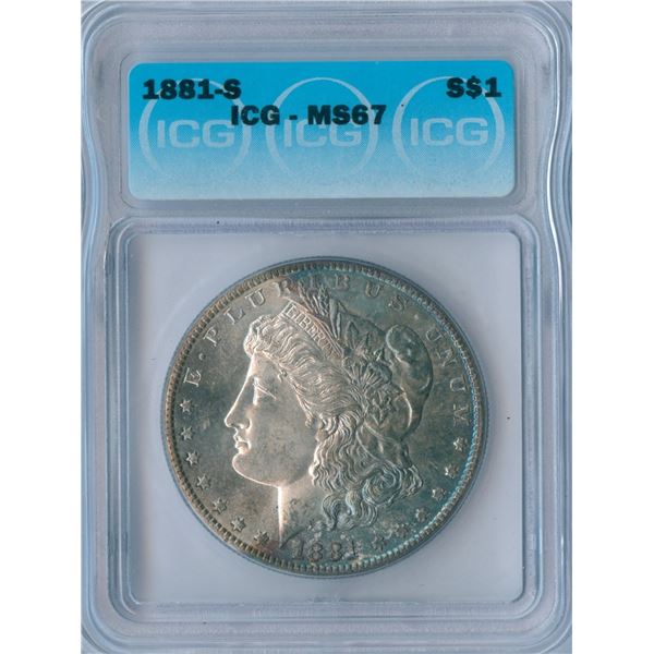 1881-S USA Morgan Silver Dollar