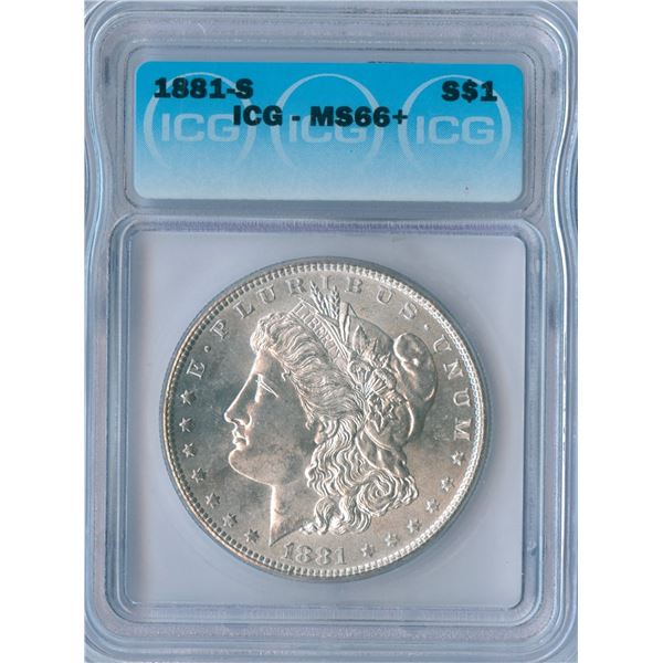 1881-S USA Morgan Silver Dollar
