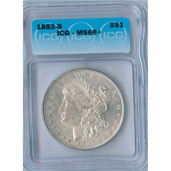 1882-S USA Morgan Silver Dollar