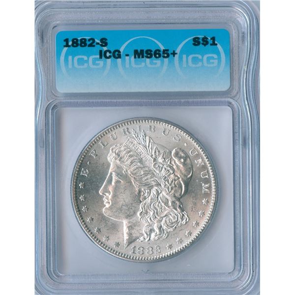 1882-S USA Morgan Silver Dollar