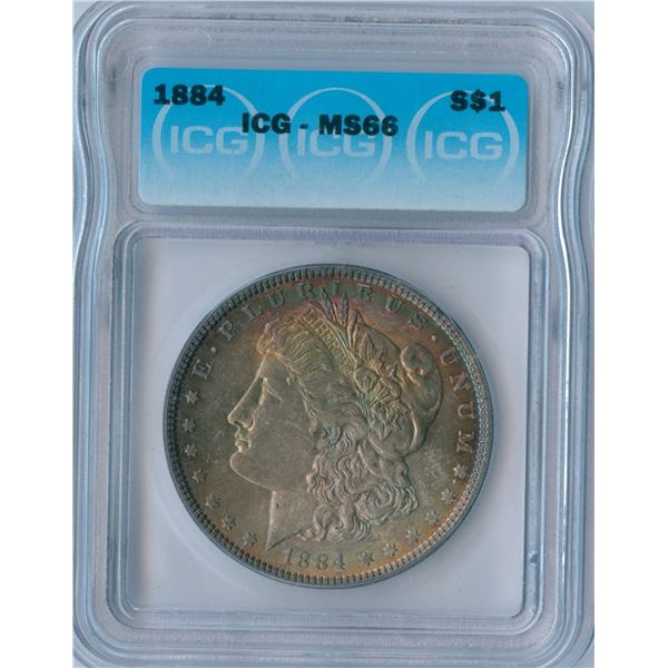 1884 USA Morgan Silver Dollar