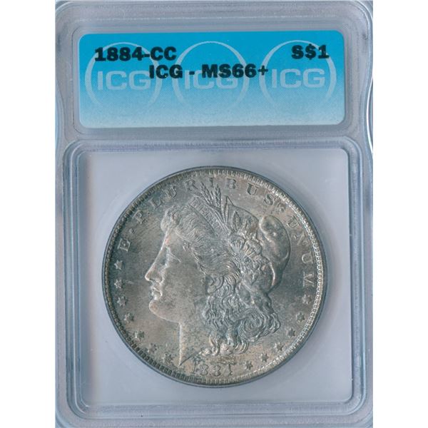 1884-CC USA Morgan Silver Dollar