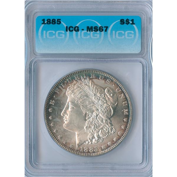 1885 USA Morgan Silver Dollar