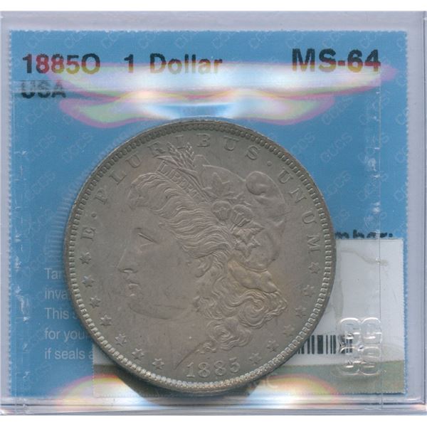 1885-O USA Morgan Silver Dollar