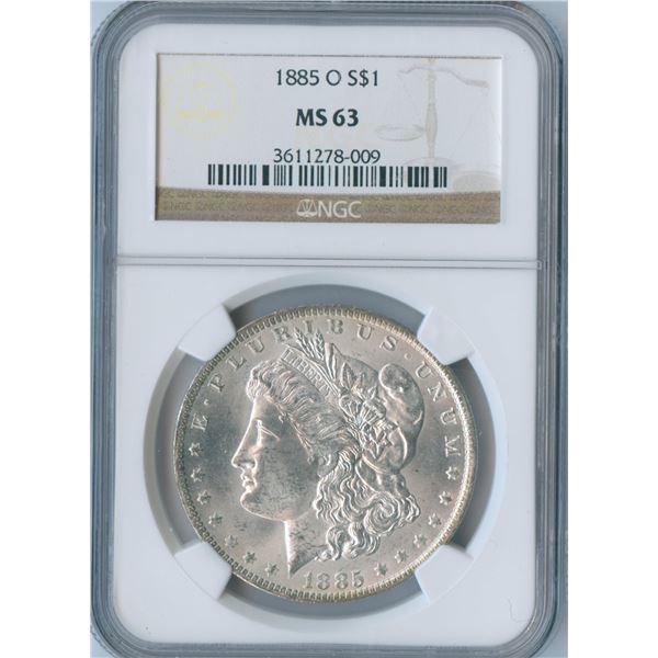 1885-O USA Morgan Silver Dollars - Lot of 2