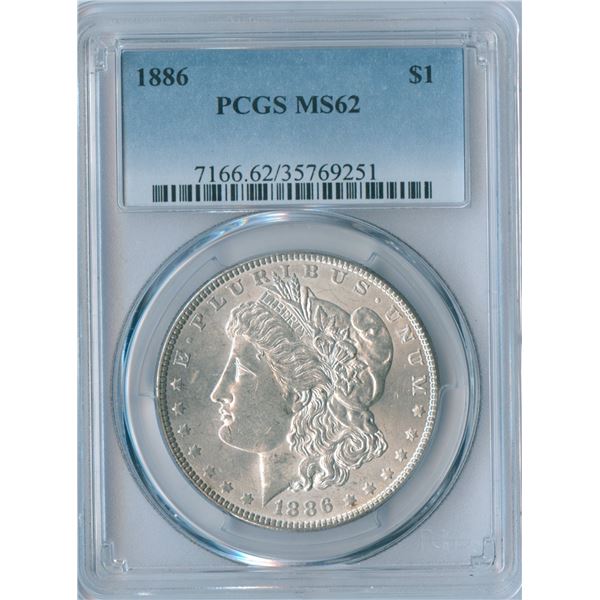 1886 USA Morgan Silver Dollar