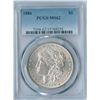 Image 1 : 1886 USA Morgan Silver Dollar