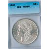 Image 1 : 1887 USA Morgan Silver Dollar