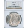 Image 3 : 1887 USA Morgan Silver Dollars