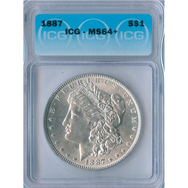 1887 USA Morgan Silver Dollar