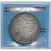 Image 1 : 1887 USA Morgan Silver Dollars