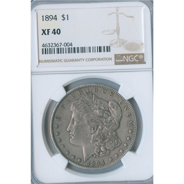 1894 USA Morgan Silver Dollar