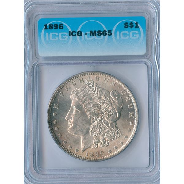 1896 USA Morgan Silver Dollars