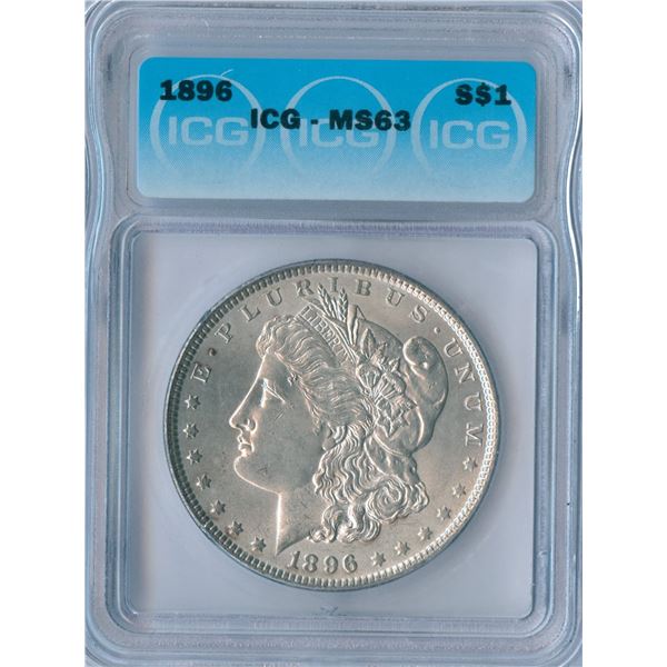 1896 USA Morgan Silver Dollars