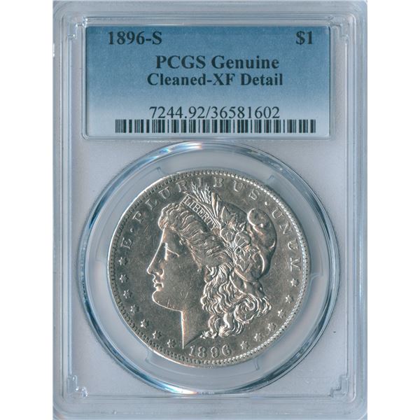 1896-S USA Morgan Silver Dollar