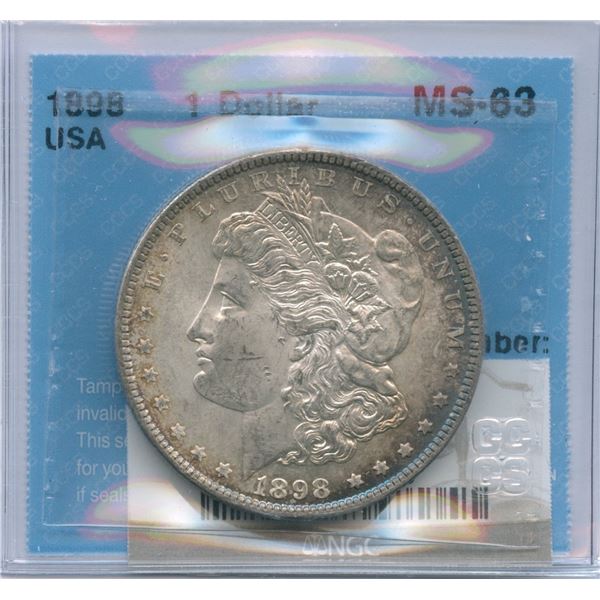 1898 USA Morgan Silver Dollar